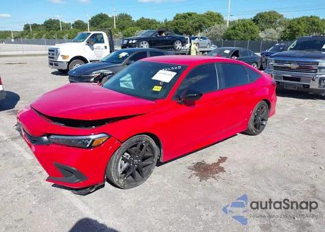 2024 Honda Civic Sport z USA, uszkodzony, nr VIN 2HGFE2F56RH504203